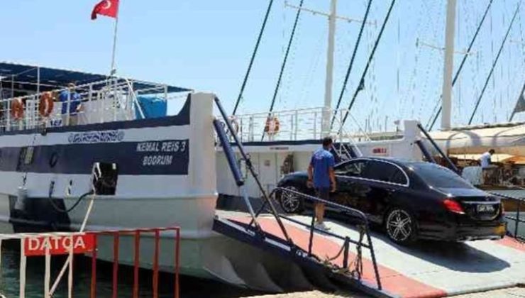 Bodrum-Datça feribot seferi ile 68 bin yolcu taşındı