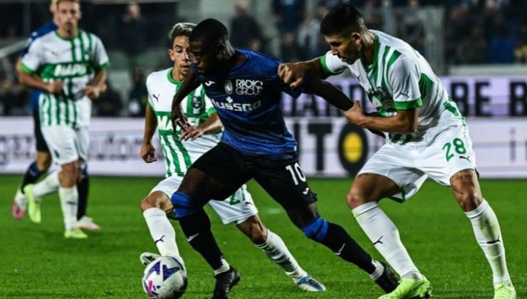 Serie A’da Atalanta, Sassuolo’yu 2 golle geçti!