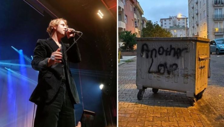 Tom Odell Ümraniye’de bir çöp konteynerini paylaştı