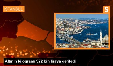 Altının kilogramı 972 bin liraya geriledi