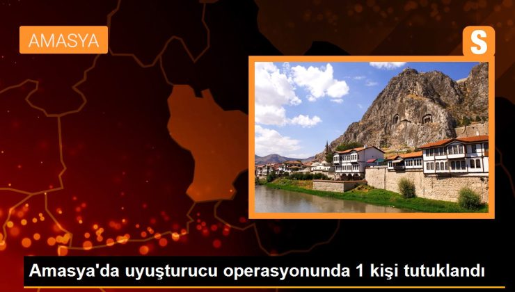 Amasya’da uyuşturucu operasyonunda 1 kişi tutuklandı