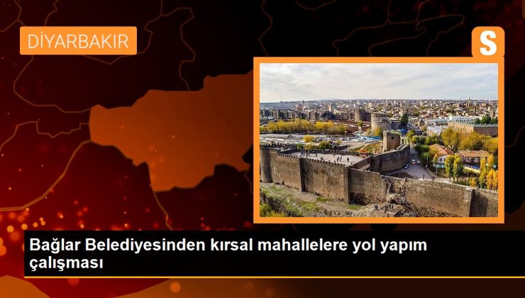 Bağlar Belediyesinden kırsal mahallelere yol imal çalışması