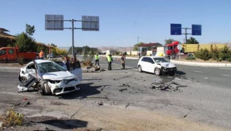 Elazığ’da feci kaza: 7 yaralı