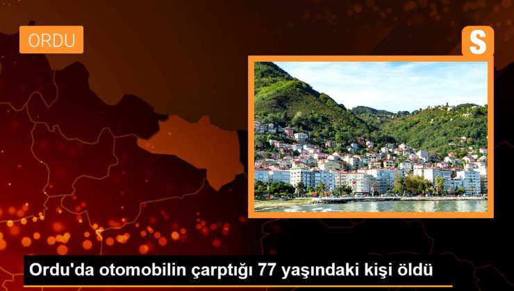 Ordu’da arabanın çarptığı 77 yaşındaki kişi öldü