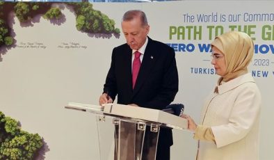 Erdoğan, Sıfır Atık İyi Niyet Beyanı’na ilk imzayı attı