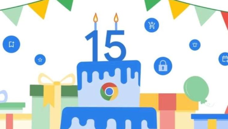 Google Chrome’un 15’inci yılına özel yeni özellikler sunuldu